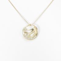 K18YG ダイヤモンドネックレス