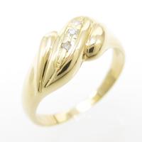 K18YG ダイヤモンドリング