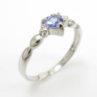 PT ハート タンザナイトリング