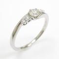 プラチナダイヤモンドリング 0．213ct・J・VS2・3EXT H＆C5％引き