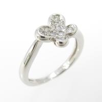 PT バタフライ ダイヤモンド ピンキーリング