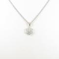 PT／PM フラワー ダイヤモンドネックレス5％引き