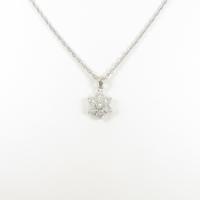 PT／PM フラワー ダイヤモンドネックレス5％引き