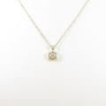K18YG／PT ダイヤモンドネックレス