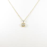 K18YG／PT ダイヤモンドネックレス