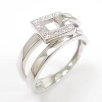 750WG ダイヤモンドリング