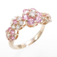 ポンテヴェキオ フラワー サファイヤリング