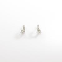 K14WG ダイヤモンドピアス