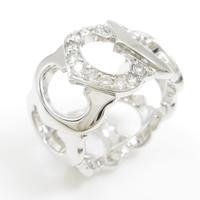 カルティエ Cドカルティエ 1Pダイヤ リング