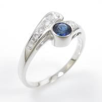 ミキモト サファイヤリング