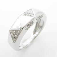 K18WG ダイヤモンドリング