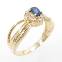 K18YG サファイヤリング