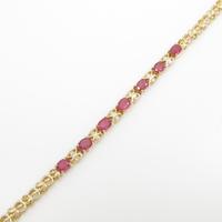 750YG ルビーブレスレット