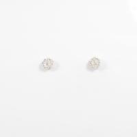 K18PG フラワー ダイヤモンドピアス