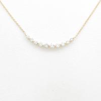 K18YG ダイヤモンドネックレス