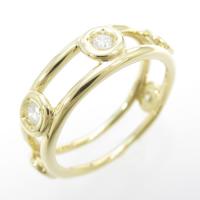 K18YG ダイヤモンドリング