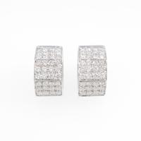 750WG ダイヤモンドピアス