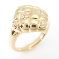 K18YG ダイヤモンドリング