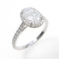 ティファニー ソレスト オーバル リング 1．07ct・G・VVS1・オーバルカット