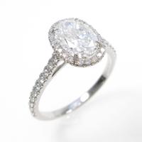 ティファニー ソレスト オーバル リング 1．07ct・G・VVS1・オーバルカット