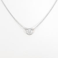 ティファニー バイザヤード ネックレス 0．42ct・I・SI1・EXT