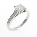 プラチナダイヤモンドリング 0．756ct・H・VS2・VG