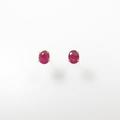 K18YG ルビーピアス