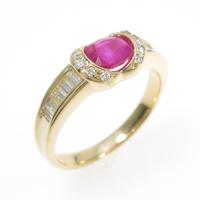 K18YG ルビーリング