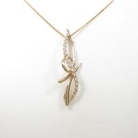 K18PG ダイヤモンドネックレス5％引き