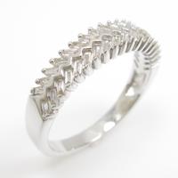 K18WG ダイヤモンドリング