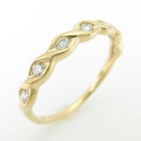 750YG ダイヤモンドリング