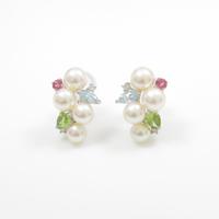 K14WG アコヤパールイヤリング