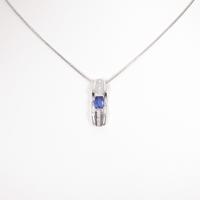 K18WG タンザナイトネックレス