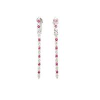 K18WG／K14WG ルビーイヤリング