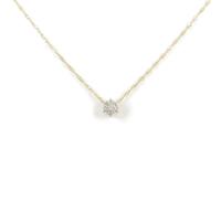 K18WG／K18YG ホワイトサファイヤネックレス