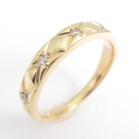 K18YG ダイヤモンドリング