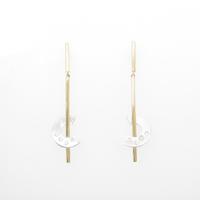 K18YG／K18WG ダイヤモンドピアス