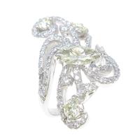 K18WG ダイヤモンドリング