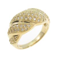 K18YG ダイヤモンドリング