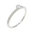 ポンテヴェキオ ダイヤモンドリング 0．113ct・F・SI1・3EXT5％引き