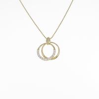 K18YG ダイヤモンドネックレス