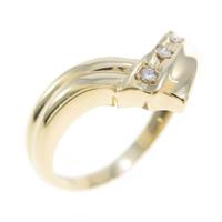 K18YG ダイヤモンドリング