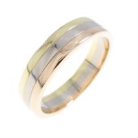 カルティエ スリーゴールド リング