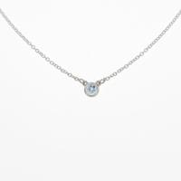 ティファニー アクアマリンネックレス