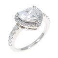 プラチナダイヤモンドリング 1．288ct・E・SI2・ハートシェイプ