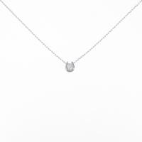 K18WG ダイヤモンドネックレス