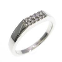 K18WG ダイヤモンドリング