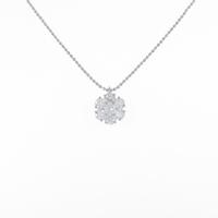 PT フラワー ダイヤモンドネックレス