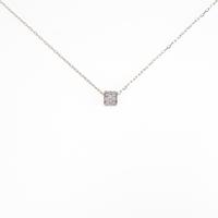 K18PG ダイヤモンドネックレス