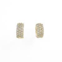 K18YG ダイヤモンドピアス